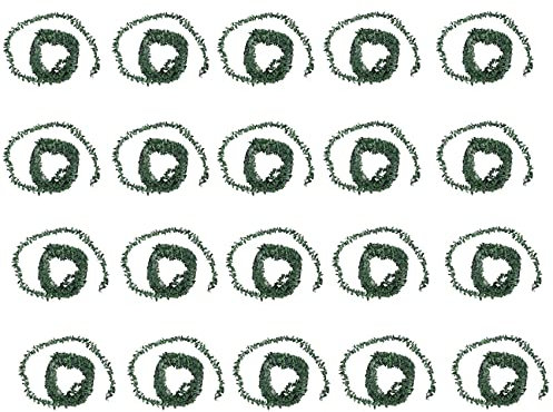 Bloepum 20pcs 7.5M Artificial Ivy Garland Foliage Simulated Vine for Wedding Ceremony DIY Headbands
