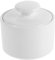 iplusmile Barattolo di zucchero del caffè contenitore di zucchero Porta di sale Tanister di zucchero barattolo decorativo zuccheriera dosatore zucchero per bar porta zucchero ceramica bianca