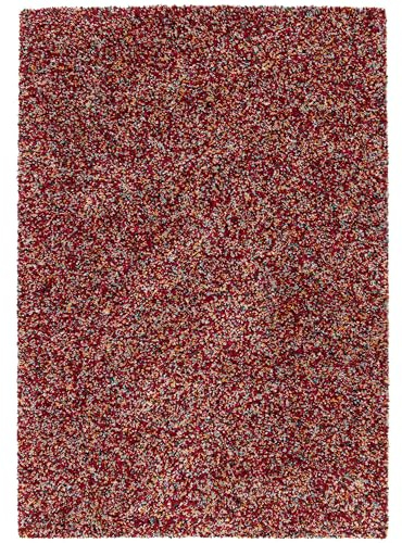Primaflor Hochflor Teppich RELIC Autumn Spice 120 x 170 cm | Wohnzimmer-Teppich Shaggy | 30mm flauschig | antistatisch & Oeko-Tex Zertifiziert | Fußbodenheizung geeignet