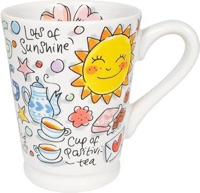 Blond Amsterdam XL-Becher A Hug in a Mug, 500ml | Keramik, Mazagranform, Positive Botschaft, Mikrowellengeeignet, Handwäsche empfohlen