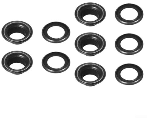 Tragbares Reparaturset für Planen und Markisen mit Ösen und Ösen (schwarz)