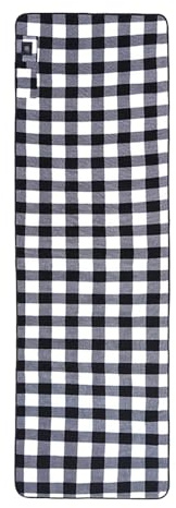 Sharplace Beheizbarer Schlafsack, beheizbare Winterdecke für Büro, Outdoor-Sport, Wohnmobilreisen, Schwarz-weiß-gitter