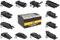 Kit de 12 conectores adaptadores para escobillas limpiaparabrisas CARALL S985 Flat y T191 Hybrid Flat y T191 Hybrid (S98500)