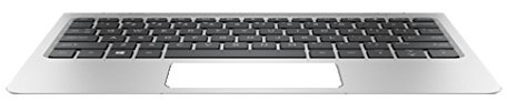 HP Inc. Keyboard (Swiss) Top Cover with Keyboard, 902365-BG1 (Top Cover with Keyboard)