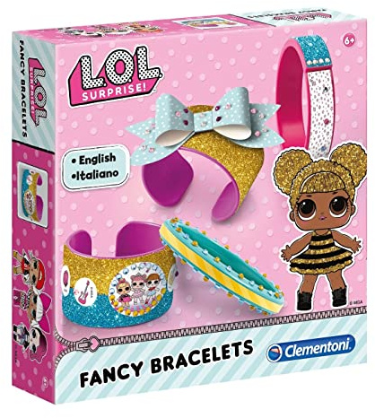 Clementoni - 15270 - LOL - Fancy Bracelets - kreatives Spiel zur Herstellung von Armbändern, Mädchen 7 Jahre +