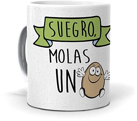 Pack Suegro Mola un Huevo + Caramelos SUEGROCOMPLEX | Regalo Original y Divertido para Suegros | Detalle Especial para Cumpleaños, Día del Padre Político y Navidad