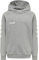 HUMMEL Uni_Kids HMLGO Cotton Hoodie Kapuzenpullover, Grey Melange, 128