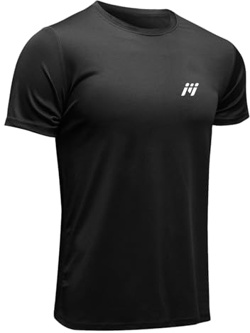 MEETWEE Maglietta Uomo, Maglia a Manica Corta Asciugatura Rapida Fitness T-Shirt da Sport per Corsa Palestra Fitness
