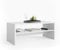 Vicco Couchtisch, Couchtisch mit der Ablage, Weiß, 99.6 x 39.8 cm