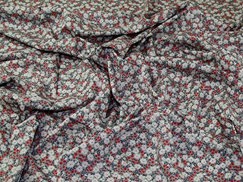 Rose & Hubble Cotton Poplin Fabric Grey - per metre