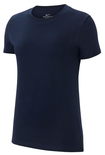 Nike Damen W Nk Park20 Tee T-Shirt, Obsidian/White, S EU