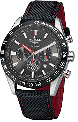 Elysee Herrenuhr The Race 2 43 mm 10 ATM Herren 80400, 80401, 80402, 80404
