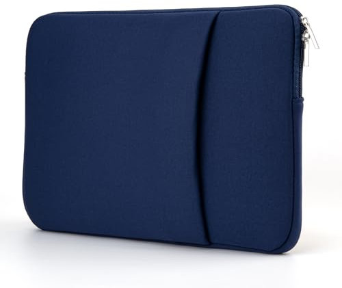 MicaYoung 16 inch Laptop Sleeve Case Shockprook Lightweight Padded Protective Cover Bag Compatible with MacBook Pro 16 inch M1 M2 M3 M4 2019-2024, Navy Blue