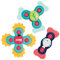 Ludi - Baby Hand Spinners - Jouets rotatifs à Ventouse - Jouet d'éveil et de Bain pour bébé - Dès 10 Mois