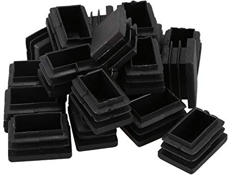 Tomshi Lot de 20 embouts rectangulaires en plastique 30 mm x 20 mm