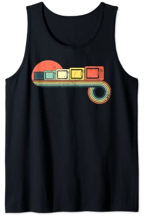 Micro-ondes Rétro Vintage Coucher De Soleil Couleur Débardeur