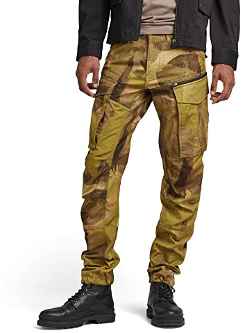 G-Star Homme Rovic Regular Tapered Pants, Multicolore (safari watercolor camo D02190-D386-D940), 33W / 34L