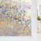 Haton Film Electrostatique Vitre Effet Arc-en-Ciel, Film Fenetre Anti Regard Décoratif, Brise Vue Fenetre 3D Anti UV, Films Occultant Fenêtre Idéal pour Chambre, Bureau, Cuisine, Maison, 60x400cm