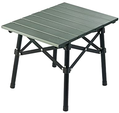 Naturehike Campingtisch Klapptisch aus Aluminium Tragbarer Klappstuhl Ultraleicht Camping Tisch Klein Tisch zum Garten Wandern Camping (Grün)