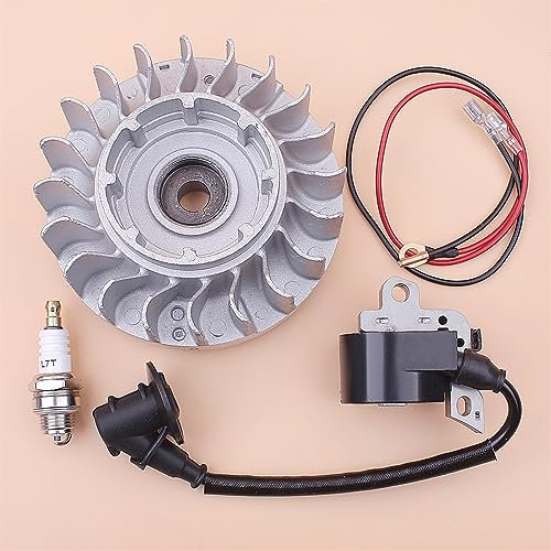 DUNLAP Kit de bujías de Bobina de Encendido Volante Apto for Stihl MS660 066 MS 660 1122 400 1217 Motosierra Piezas de Repuesto de Motosierra