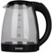SHOV Glas Wasserkocher 1,8L – 1500W, LED-Beleuchtung, 360° Basis, Trockenlaufschutz – Schwarz