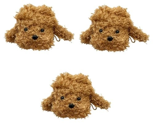 Uonlytech 3 Piezas Funda de Felpa para Auriculares Hermosa Funda para Auriculares Tapones para los oídos Auriculares inalámbricos Funda Protectora de Felpa Tonos terrestres