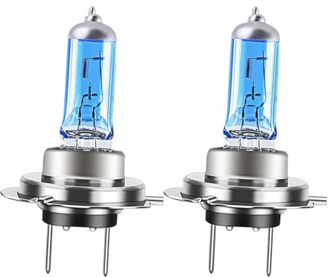 SOFOC-H7 Scheinwerfer Nebelscheinwerfer Ultra Helle PX26D Abblend-/Fernlicht Ersatzlampe 24V 100W Weiß Polungsunabhängig 2Stk