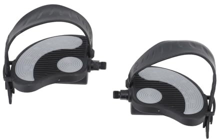Heimtrainer-Pedale, Universell Verstellbare Heimtrainer-Pedale mit Riemen für Heim-Fitness-Radfahren