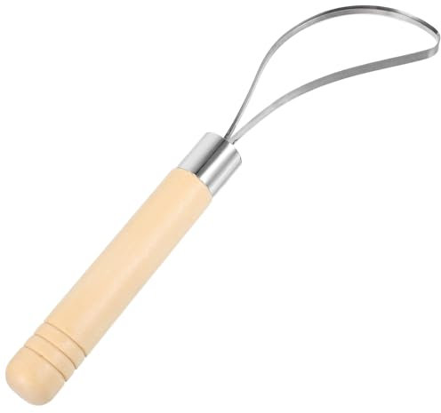 COLLBATH Edelstahl Kokosnussfleischschaber Mit Ergonomischem Griff Sicherer Kokosnussentferner Und Küchenwerkzeug Für Einfaches Schälen Reiben Und Schaben Von Kokosnussfleisch Und Schalen