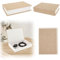 3Pcs Book Box Decorative Fake Book Storage Box Book Shaped Box Linen Fabric Faux Books for Bookshelf Table Decoration
