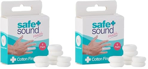 Safe + Sound Cotton Finger Cots (Pack of 2)