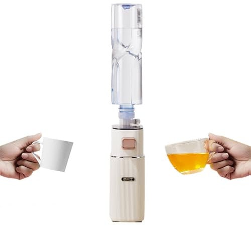 Instant Hot Water Dispenser Portable Instant Hot Water Boiler Hot Water Kettle Suitable for Quick Boiling Water, Office, Home and Travelling Use (White)