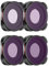 Freewell Hybrid ND/PL Filter, kompatibel mit GoPro Hero13 Black Bright Day, 4er-Pack, ND4/PL, ND8/PL, ND16/PL, ND32/PL, verbesserte Blendreduzierung und Lichtsteuerung