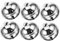 RORPOIR Jumbo Jingle Bells groß 50 mm silberfarben zum Selbermachen Glöckchen für Weihnachtsdekoration