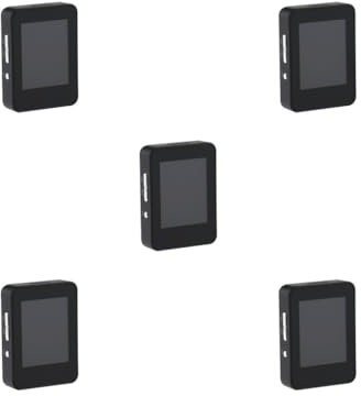 5 set Mini MP3 Digitale 1.8 Schermo E-book Lettore Musicale Sport Radio Registrazione Vocale Cronometro Registratore Multifunzionale Nero 4G