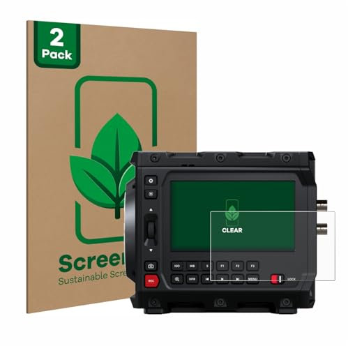 ScreenLeaf 2 Pack Screen Protector compatible with Blackmagic Design Pyxis 6K [sustainable screen protection, clear, anti-scratch]