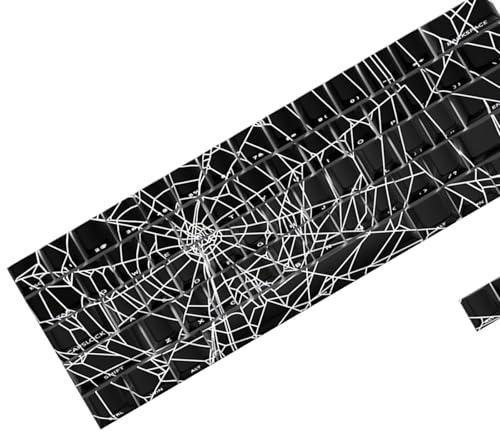 BUBEFSKD 64/74Key Translucents Keycaps Spiders Web Side Print Backlit Backligit Für 60 61 63 64 65 67 68 Keyboards Seitdruck