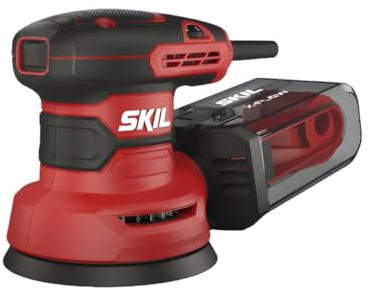 SKIL 7471AA SR1E7471AA - Ponceuse excentrique - 125 mm - 300 W - Système de compensation « VRS » - Fonctionnement à une main - Fonction de réglage de la vitesse - Système de collecte de poussière « X