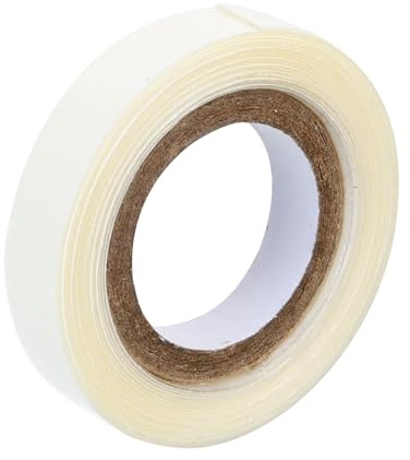 Abaodam 1 Roll Double Sided Lace Wig Tape 3 Yards Strong Adhesive Skin Friendly Paper Glue for Women Hair Extension Fixing Suitable for Wig Application