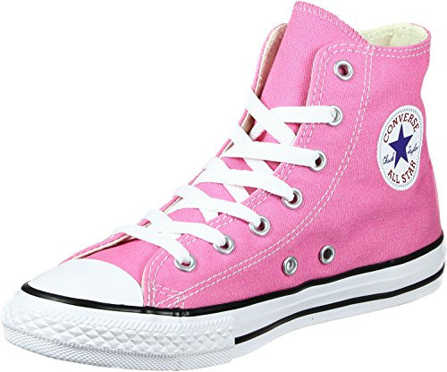 Converse Youths Chuck Taylor All Star Hi Baskets Hautes, Rose (Pink Pink), 32 EU