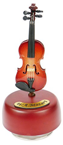 A Gift Republic Spieluhr Violineeine kleine Nachtmusik - Schönes Geschenk für Musiker (8 cm, 8)