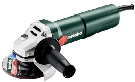 Metabo 4-1/2-Inch / 5-Inch Angle Grinder, 12,000 RPM, 11 Amp, Slide Switch (Locking), W 1100-125, 603614420, Green