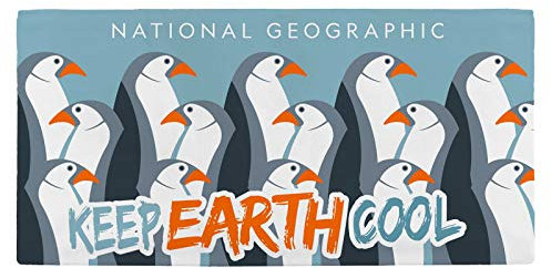 Price Right Home National Geographic Pinguin Handtuch