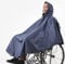 Wasserdichter Rollstuhl-Poncho Regenschutz, Rollstuhlumhang & Stuhlbezug für Erwachsene, universelle Passform, leicht, mit Kapuze, winddichter Regen-Mac für