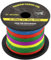 Stork Revolution, 12-Fach geflochtene Premium Angelschnur 600m (Multicolor, 15 kg / 0.18 mm)
