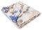 HomeLife - Überwurf Sofaüberwurf mit Blumenmuster in Blau [280 x 360], Qualität - Mehrzweck-Überwurf aus Baumwolle - Granfoulard Tagesdecke groß [280 x 360 - Blau]