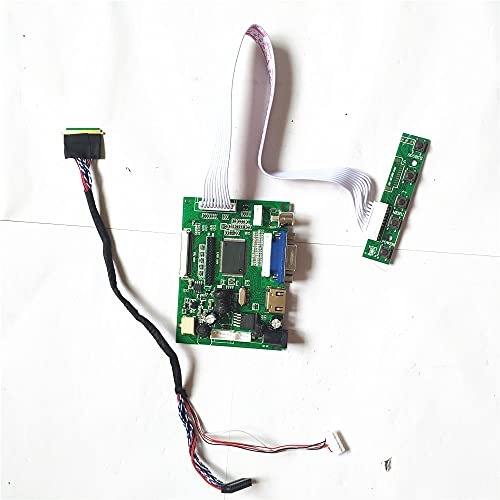 Passend für N101L6-L01/L02/L03/L05/L06/L0A/L0B/L0C/L0D 2AV HDMI-kompatible VGA 10,1 Zoll LCD 40-polige LVDS 1024 x 600 LED-Controller-Platine (N101L6-L0A)