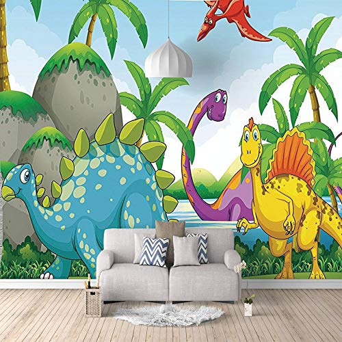Fotomurales dinosaurio 175x210cm Decoración de Pared decorativos Murales moderna de Papel Pintado Sala Living Oficina Dormitorio