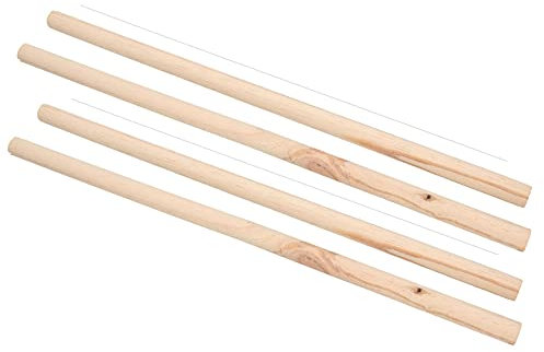 AB Tools Vogelkäfig-Zubehör für Kanarienvögel, Wellensittiche, Nymphensittiche, Papageien, 48,3 cm, 4 Stück