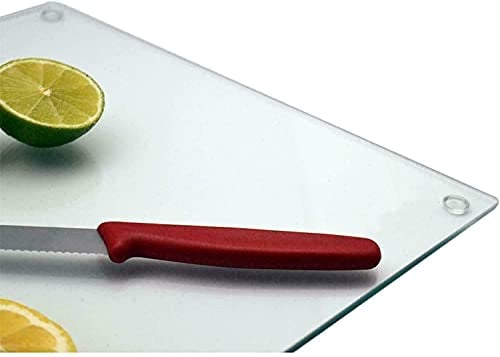 Biznest Large 40X60Cm 5Mm Completely Clear & Flat Float Glass Worktop Saver for Your Kitchen Chopping Board